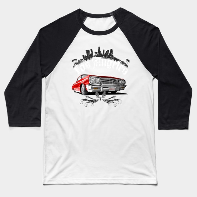 Auto Series L.A. Lowrider Baseball T-Shirt by allovervintage